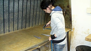ＫＮサドル製作現場